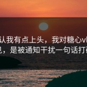 我承认我有点上头，我对糖心vlog的偏见，是被通知干扰一句话打碎的