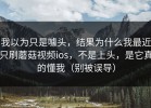 我以为只是噱头，结果为什么我最近只刷蘑菇视频ios，不是上头，是它真的懂我（别被误导）